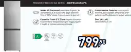 Unieuro Haier FRIGORIFERO 2D 60 SERIE 1 HDPR1618ANPK offerta