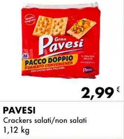 Iper Tosano PAVESI Crackers salati/non salati offerta
