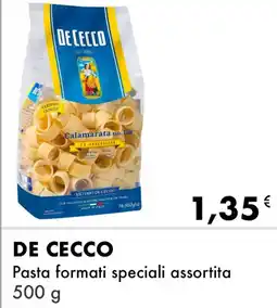 Iper Tosano DE CECCO Pasta formati speciali offerta