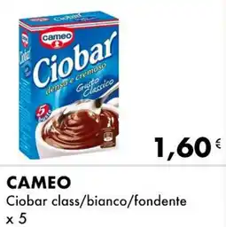 Iper Tosano CAMEO Ciobar class/bianco/fondente offerta