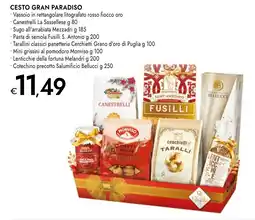 Bennet Cesto gran paradiso offerta