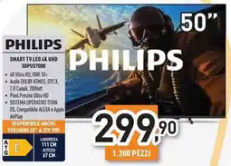Unieuro PHILIPS SMART TV LED 4K UHD 50PUS7000 offerta