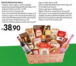 Bennet Cesto peccati di gola offerta