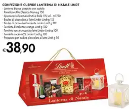 Bennet Confezione cuspide lanterna di natale LINDT offerta