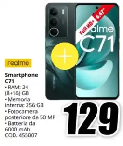 MediaWorld realme Smartphone C71 offerta