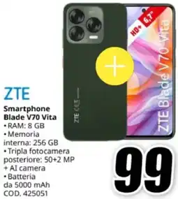 MediaWorld ZTE Smartphone Blade V70 Vita offerta