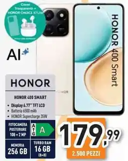 Unieuro HONOR 400 SMART offerta