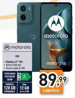 Unieuro motorola G05 offerta
