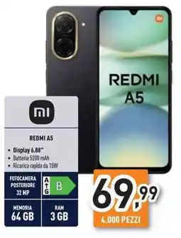 Unieuro REDMI A5 offerta