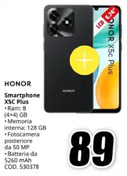 MediaWorld HONOR Smartphone X5C Plus offerta