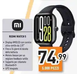 Unieuro REDMI WATCH 5 offerta