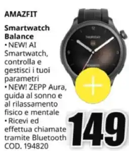 MediaWorld AMAZFIT Smartwatch Balance offerta