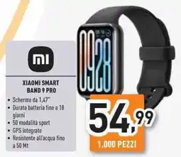 Unieuro XIAOMI SMART BAND 9 PRO offerta