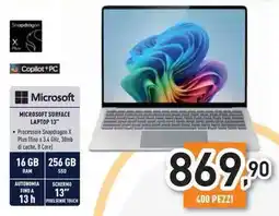 Unieuro MICROSOFT SURFACE LAPTOP 13" offerta