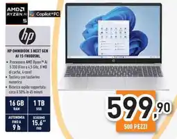 Unieuro HP OMNIBOOK 3 NEXT GEN AI 15-FN0005NL offerta