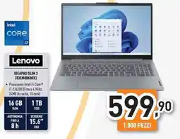 Unieuro Lenovo IDEAPAD SLIM 3 (83EMOOKMIX) offerta