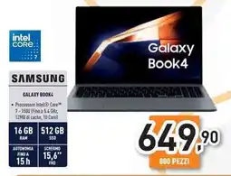 Unieuro SAMSUNG GALAXY BOOK4 offerta