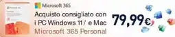 Unieuro Microsoft 365 Personal offerta