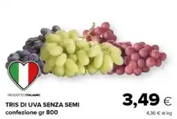 Tigre Tris di uva senza semi offerta