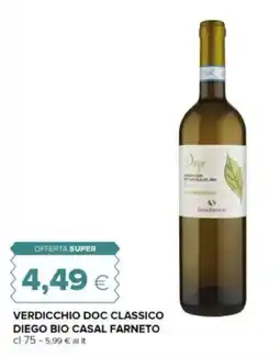Tigre Verdicchio doc classico diego bio casal farneto offerta