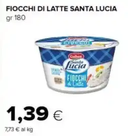 Tigre Fiocchi di latte santa lucia offerta
