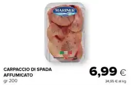 Tigre Carpaccio di spada affumicato offerta
