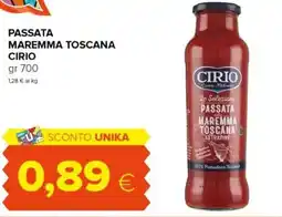 Tigre Passata maremma toscana CIRIO offerta