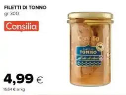 Tigre Consilia filetti di tonno offerta