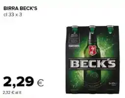 Tigre Birra BECK'S offerta