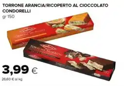 Tigre Torrone arancia/ricoperto al cioccolato CONDORELLI offerta