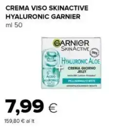 Tigre Crema viso skinactive hyaluronic GARNIER offerta