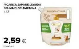Tigre Ricarica sapone liquido SPUMA DI SCIAMPAGNA offerta