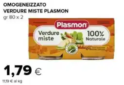 Tigre Omogeneizzato verdure miste PLASMON offerta