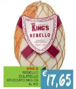 Caramico King s rebello culatello stuccato offerta