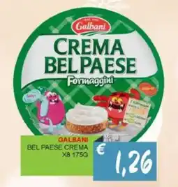 Caramico Galbani bel paese crema x8 offerta