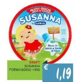 Caramico Kraft susanna formaggino offerta