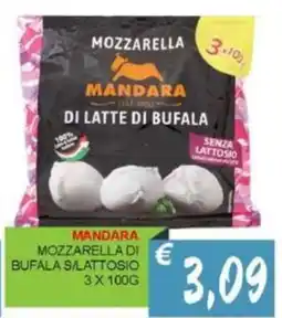Caramico Mandara mozzarella di bufala s/lattosio offerta