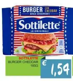 Caramico Sottilette burger cheddar offerta