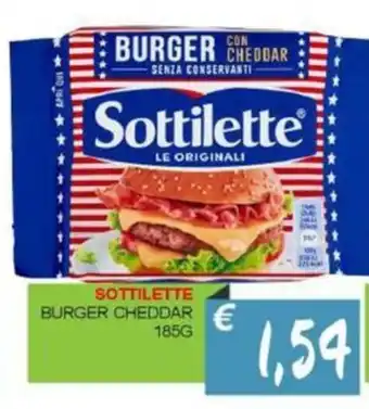 Caramico Sottilette burger cheddar offerta