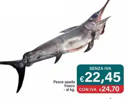 Altasfera Pesce spada fresco offerta