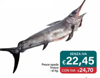 Altasfera Pesce spada fresco offerta