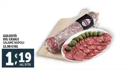 Deco Supermercati Golosità del casale salame napoli offerta