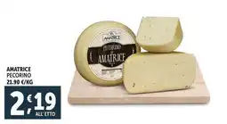 Deco Supermercati Amatrice pecorino offerta