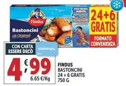 Deco Supermercati Findus bastoncini offerta
