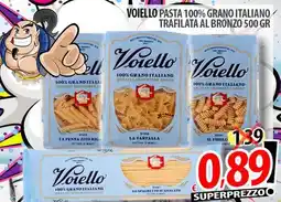 Il Genio Supermercato Voiello pasta 100% grano italiano trafilata al bronzo offerta