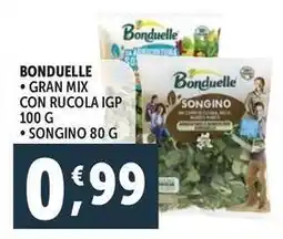 Deco Supermercati Bonduelle gran mix con rucola IGP - songino offerta