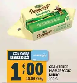 Deco Supermercati Gran terre parmareggio burro offerta