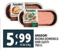 Deco Supermercati Amadori buona domenica offerta