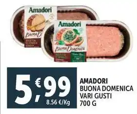 Deco Supermercati Amadori buona domenica offerta