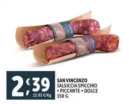 Deco Supermercati San vincenzo salsiccia spicchio offerta